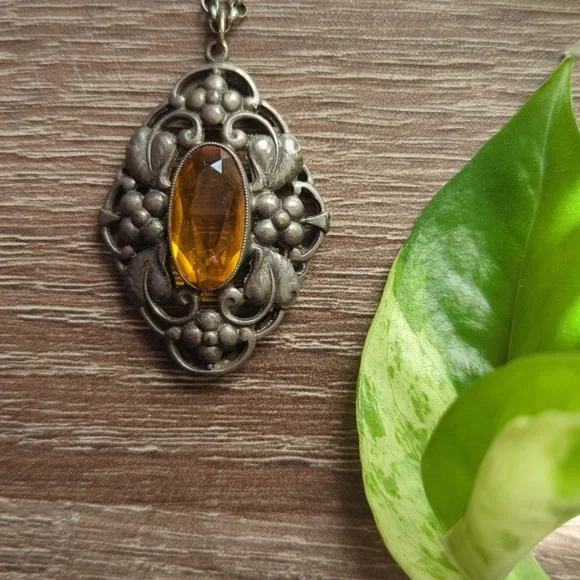 Vintage Art Deco Pendant - Picture 2 of 5
